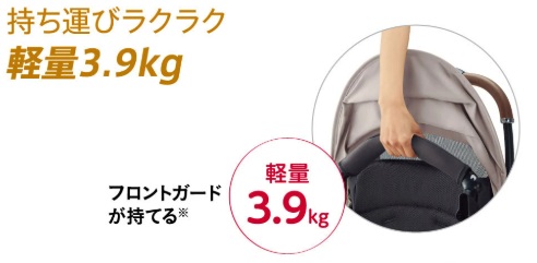 アップリカマジカルエアー＿本体重量