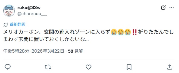 サイベックスメリオカーボン＿バッドコメント5