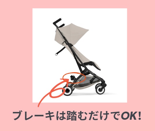 サイベックスリベル_ワンタッチブレーキ