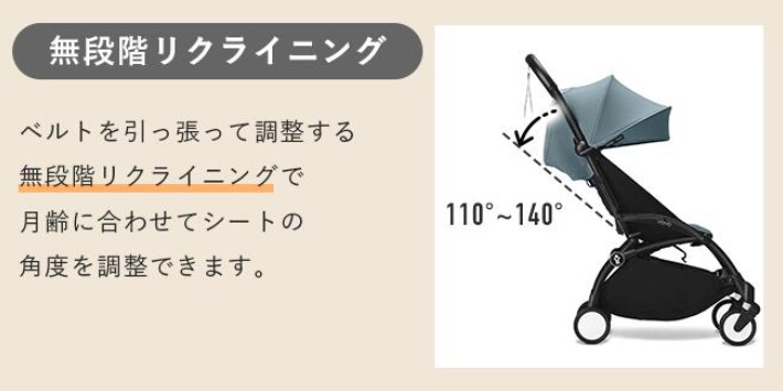 ベビーゼンYOYO3＿リクライニング