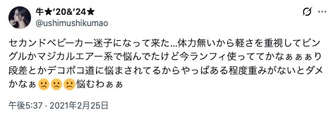 ピジョンランフィ_低評価