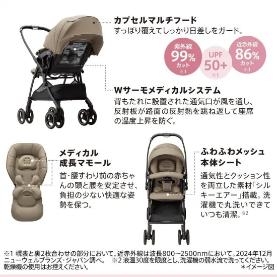 アップリカラクーナクッション_標準装備