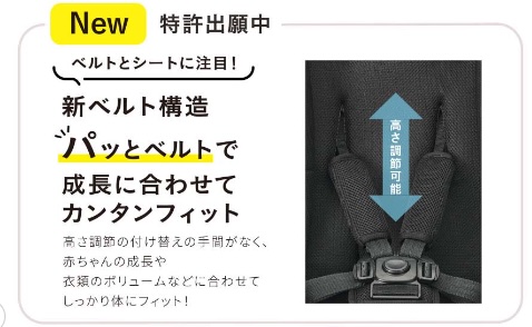 ピジョンビングル_パッとベルト