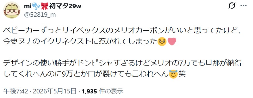 ヌナIXXA_バッドコメント_価格