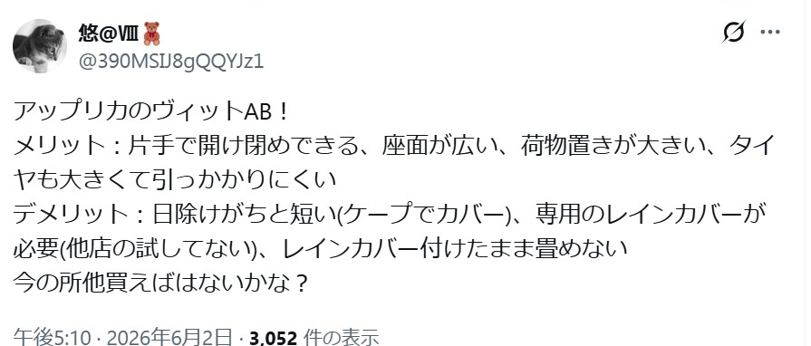 ヴィットAB_バッドコメント_デメリット