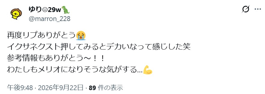 イクサネクスト_バッドコメント_大きさ