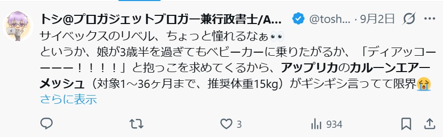 カルーンエアーメッシュAC_バッドコメント